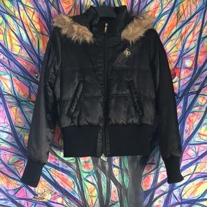 South Pole Black Puffy Jacket
